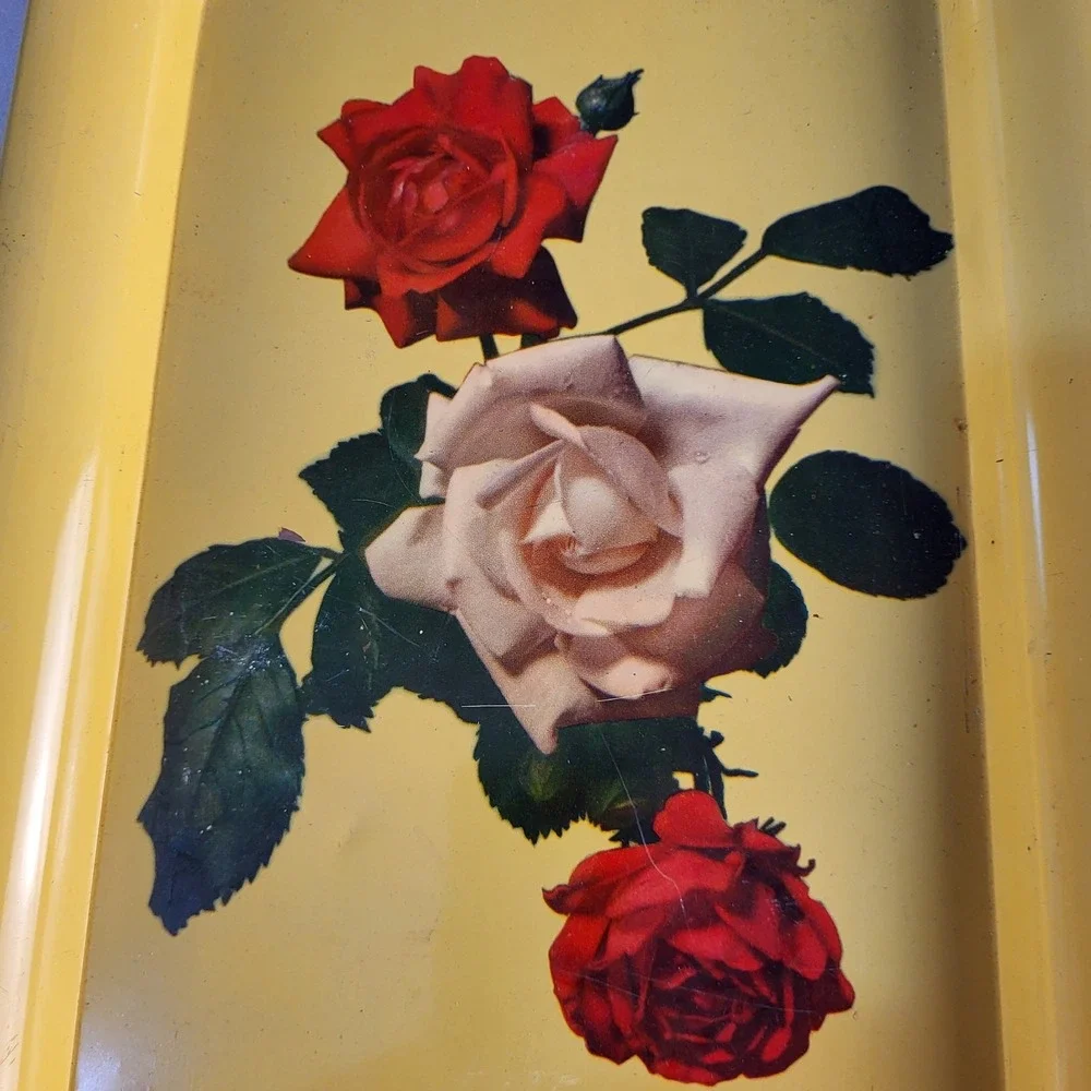 Set of 2 Vintage Rose Flower  9